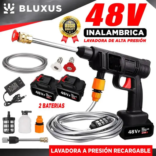 Hidrolavadora PRO inalámbrica 48V (2 Baterias)