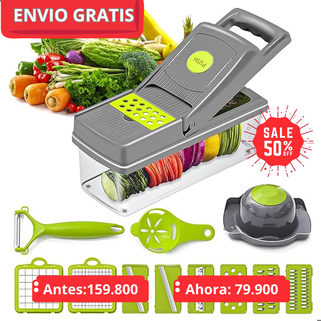 Pica Todo 14 en 1 ORIGINAL! Nicer Dicer
