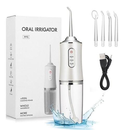 Irrigador Bucal Portátil Limpieza Dental